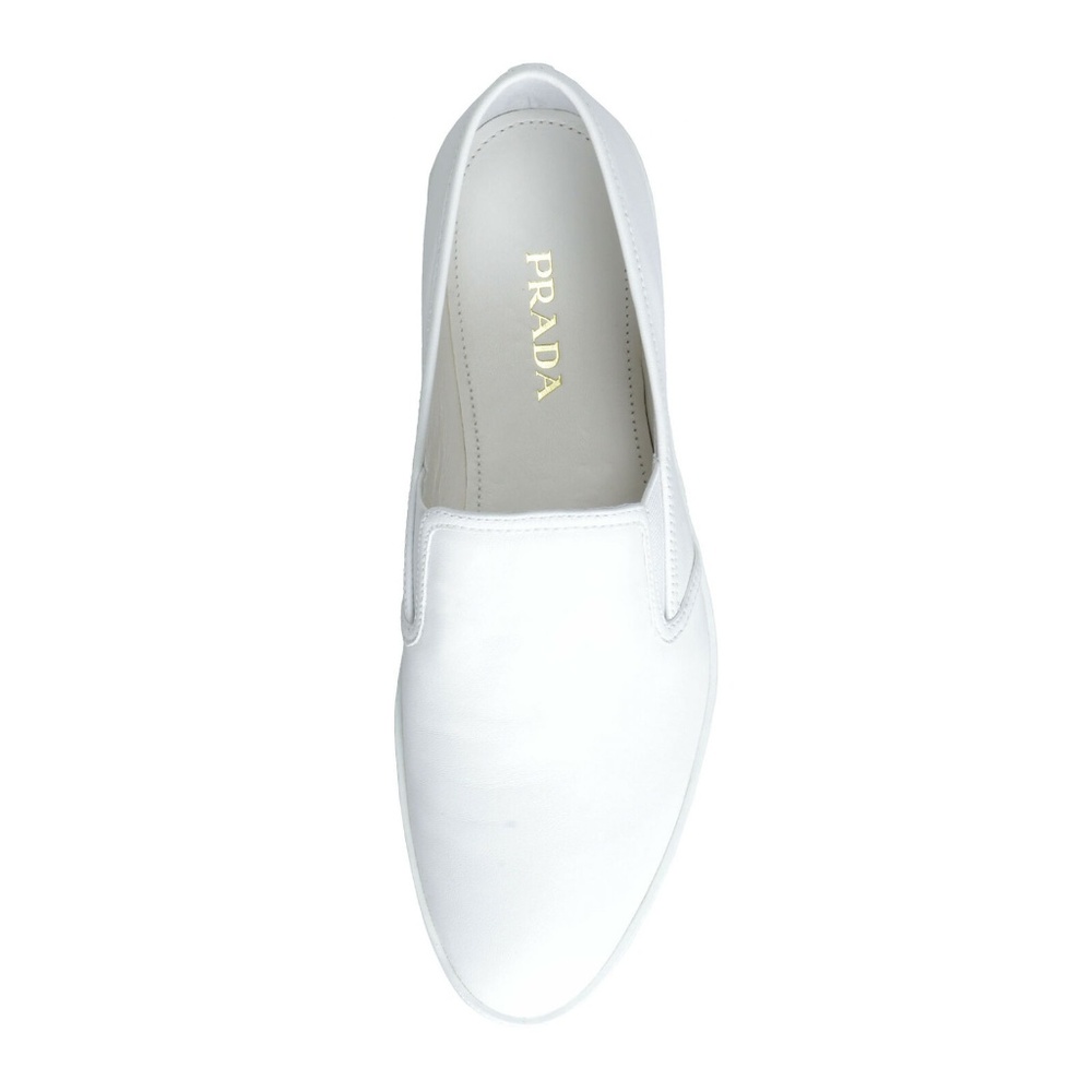 Prada Women's Leather Moccasins Loafers Flat Shoes - Picture 7 of 8